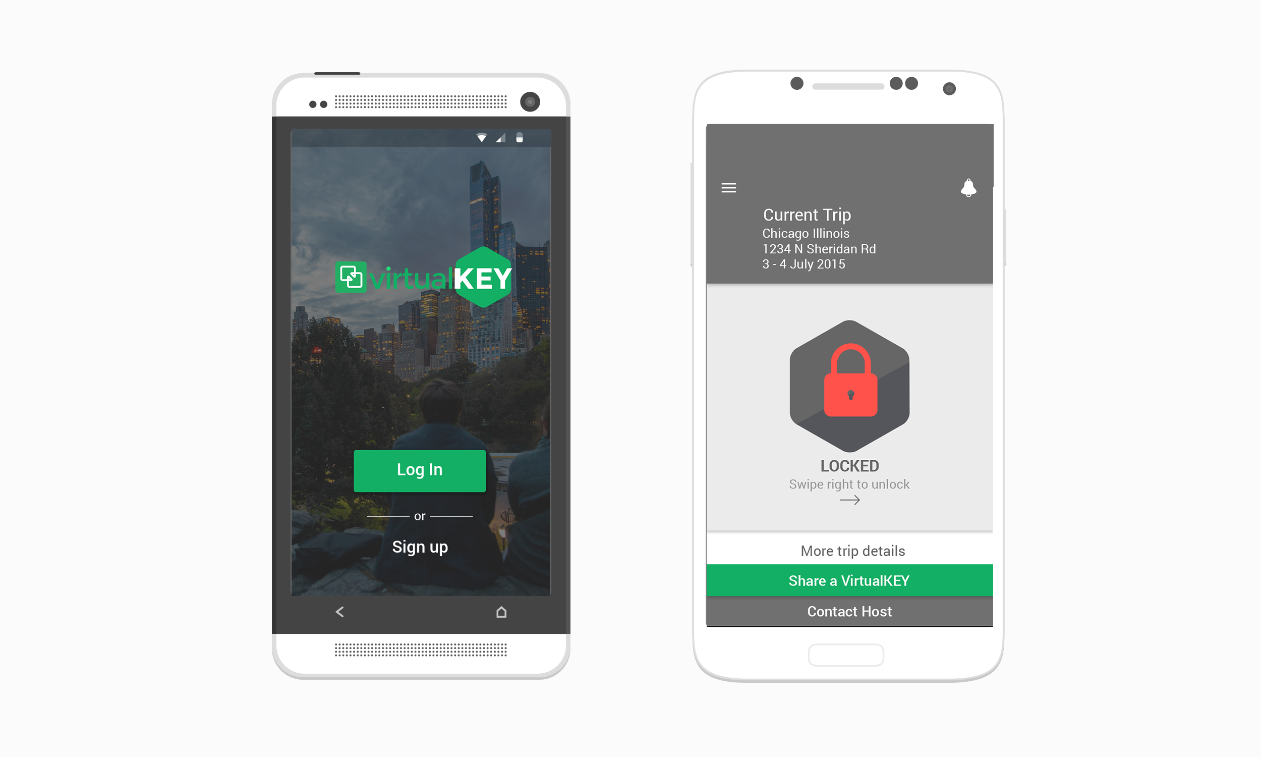VirtualKey — primary solution screen